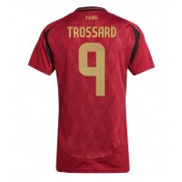 Camiseta Bélgica Leandro Trossard #9 Primera Equipación Replica Eurocopa 2024 para mujer mangas cortas